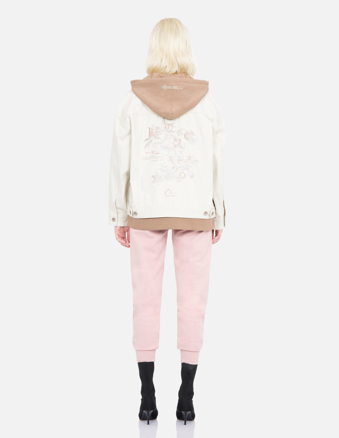 Kamon and Logo Print Sweatpants
