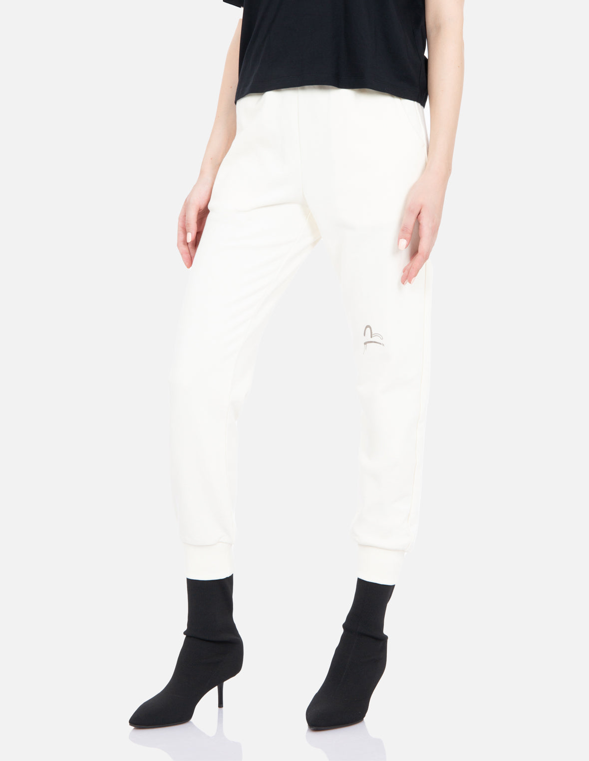 Kamon and Logo Print Sweatpants