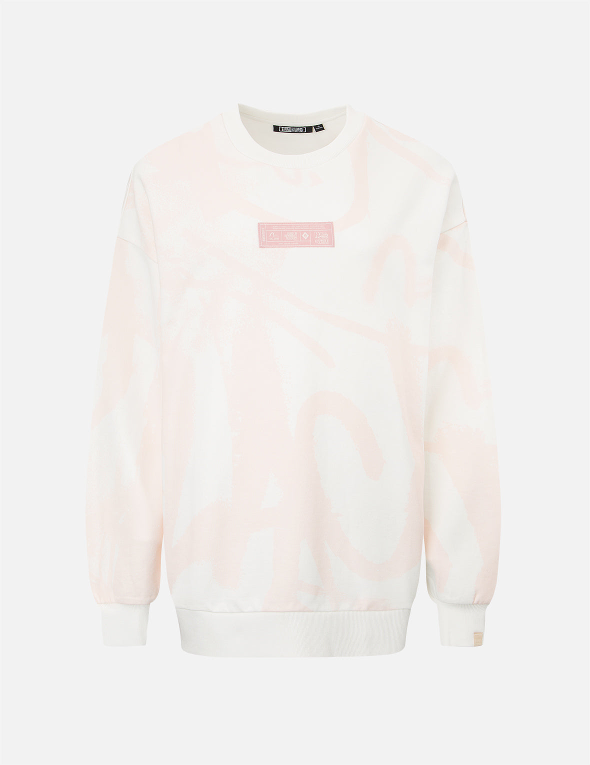 Graffiti Kamon Print Sweatshirt