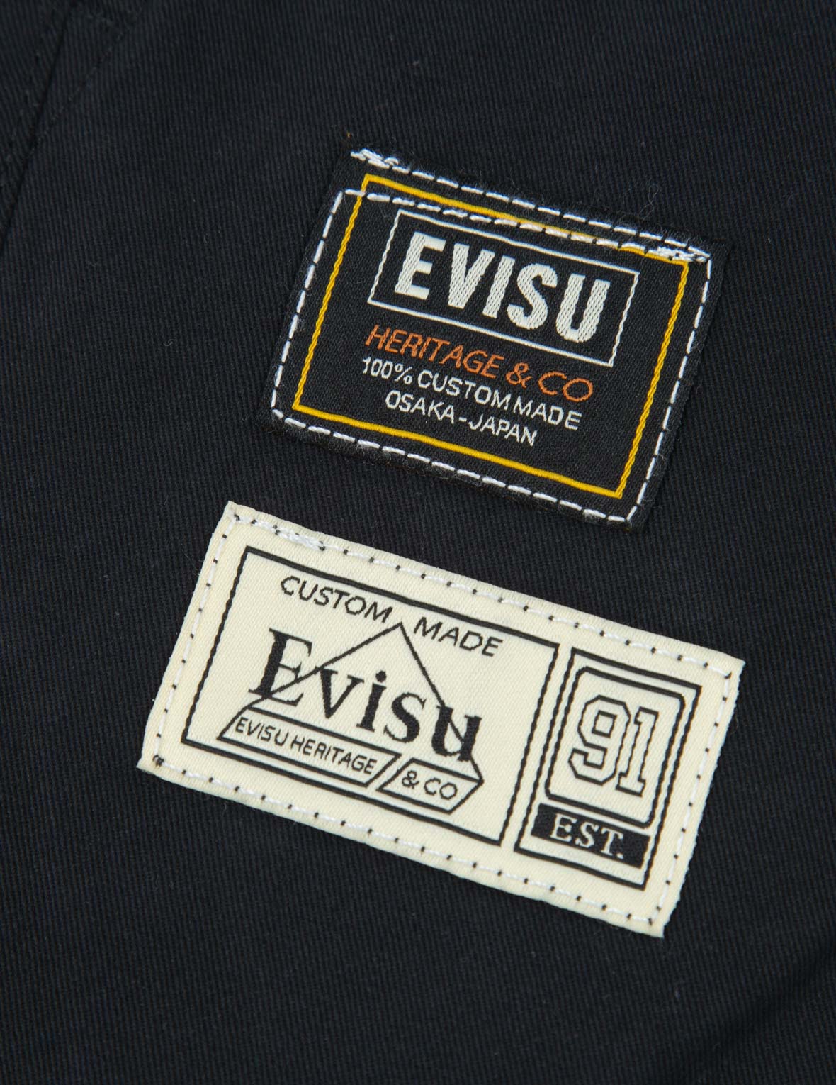 家花刺繡闊腿束腳褲