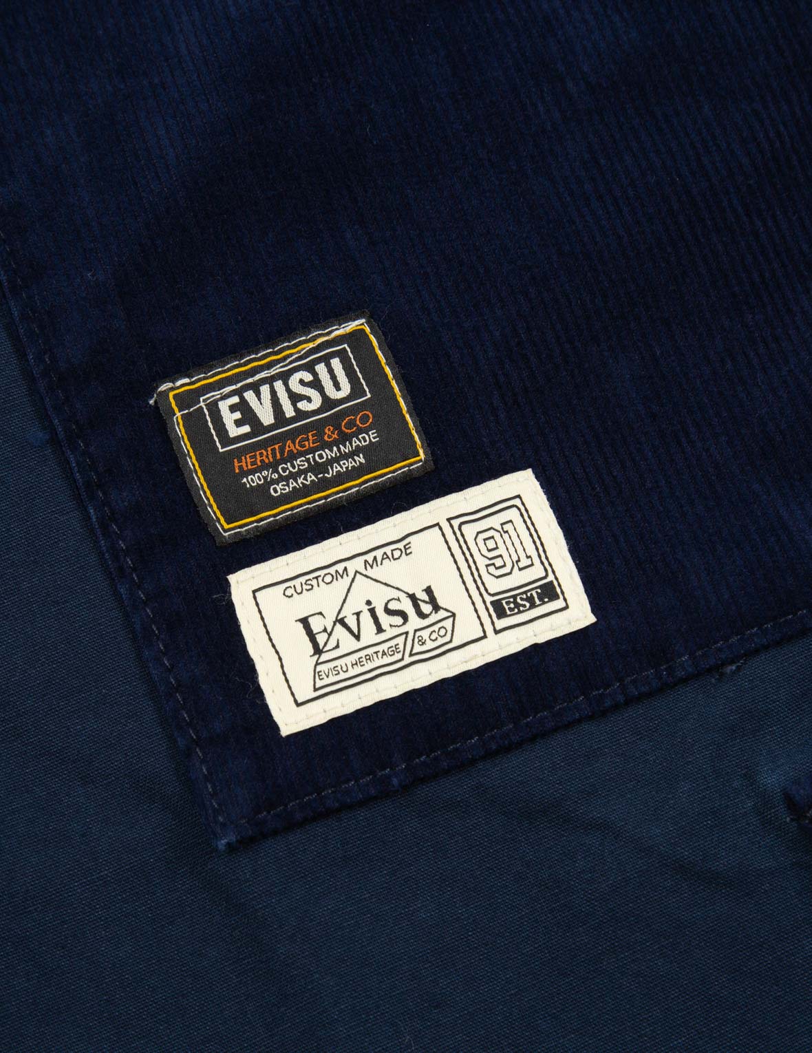 Seagull and Logo Embroidery Cargo Pants