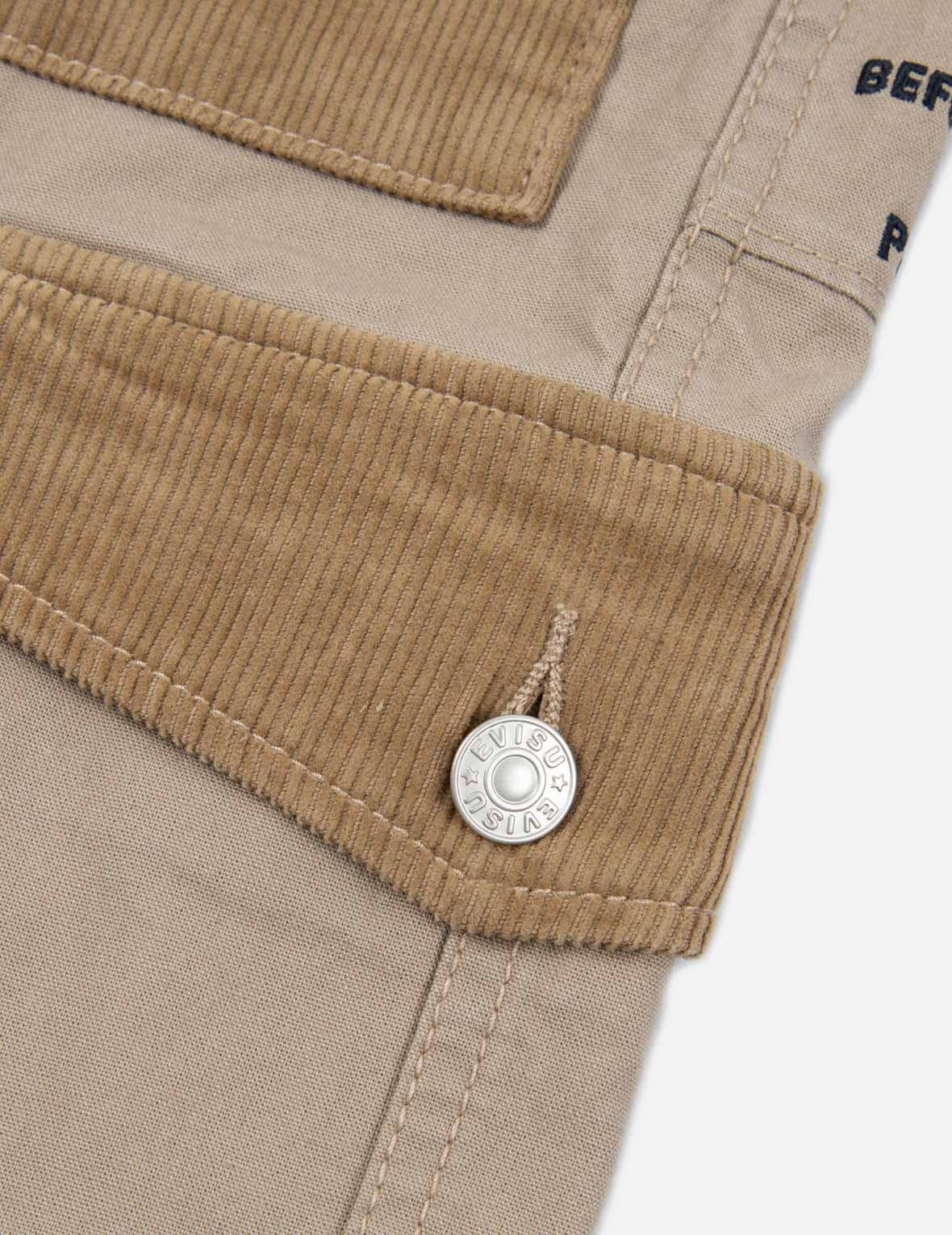 Seagull and Logo Embroidery Cargo Pants