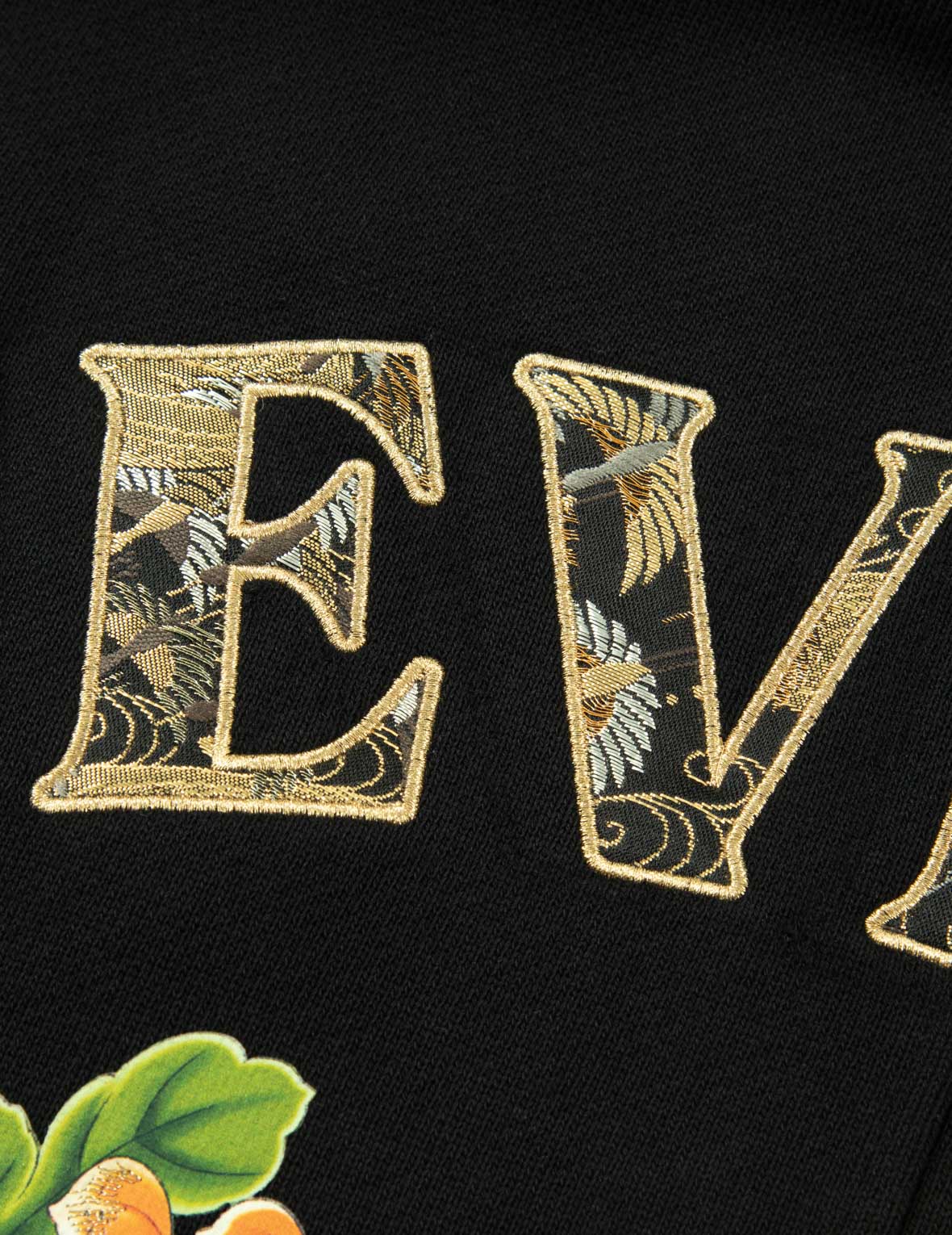 多重刺繡和印花寬版和服外套