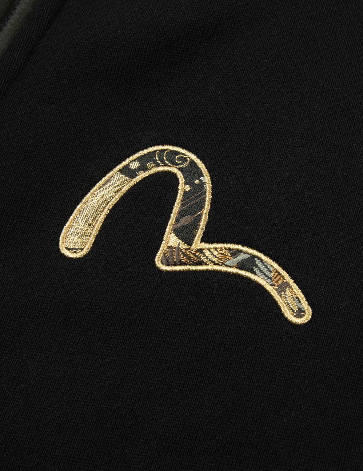 多重刺繡和印花寬版和服外套