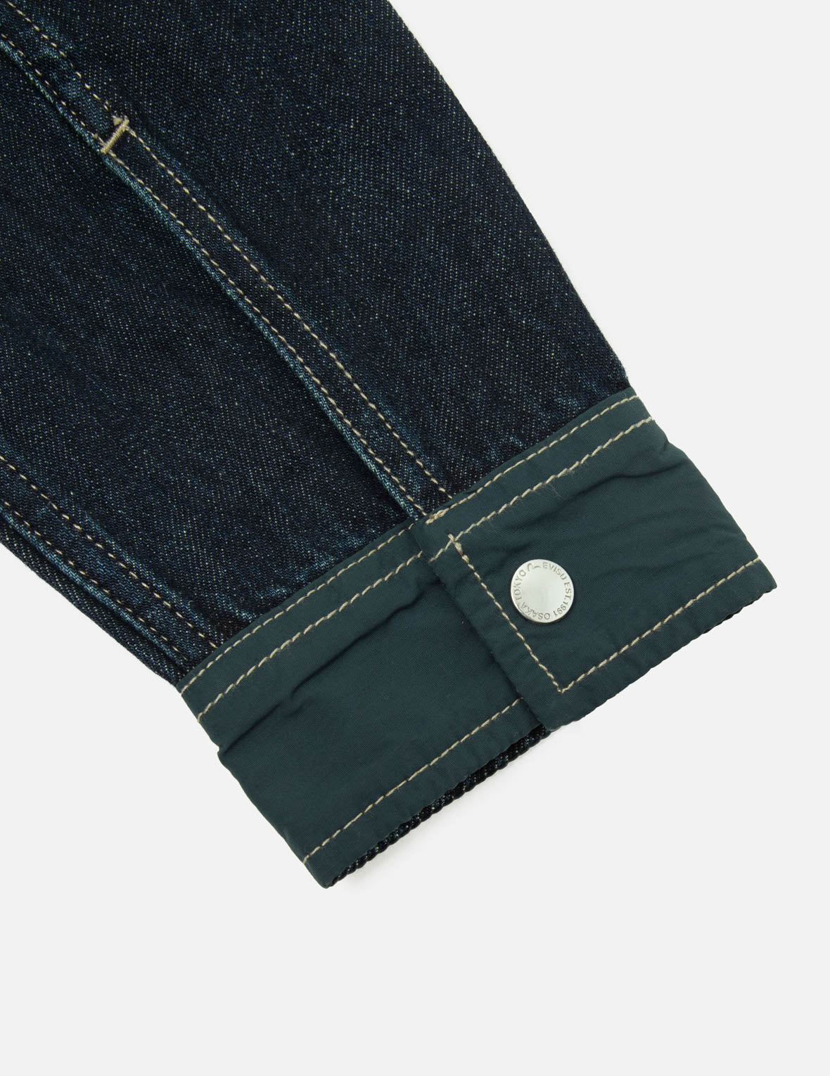 Logo Print Loose Fit Hooded Denim Shirt Jacket