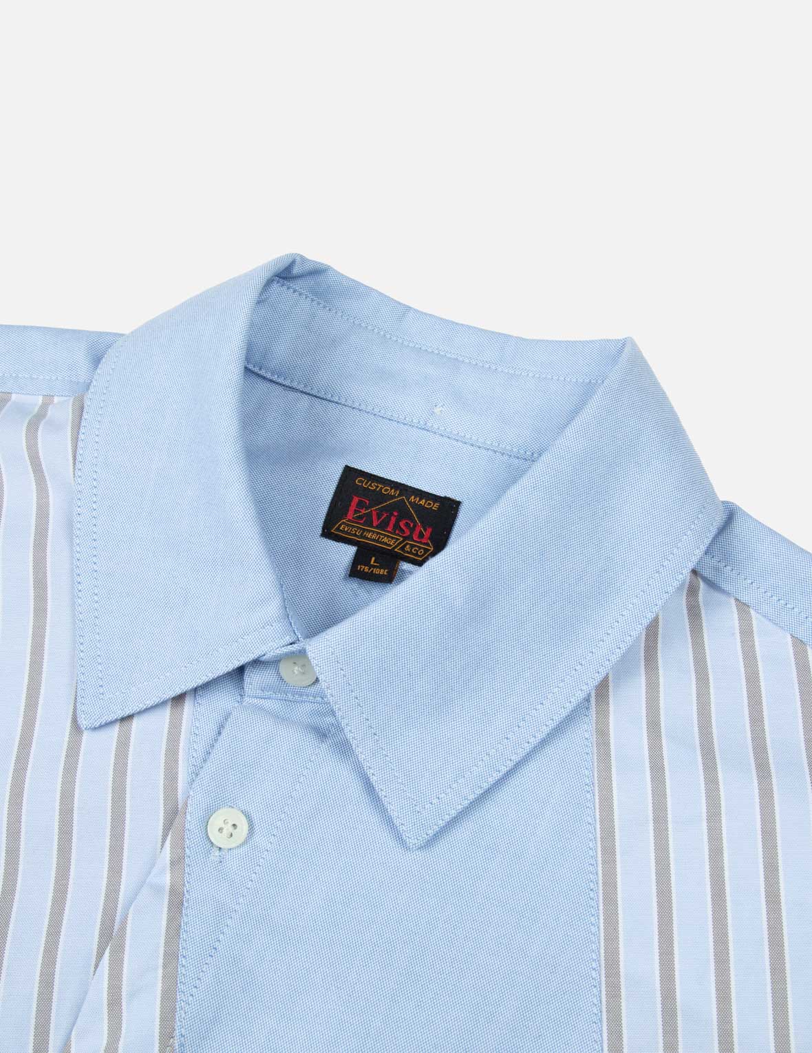 Wheel of Wisdom and Logo Print Relax Fit Deconstructive Shirt