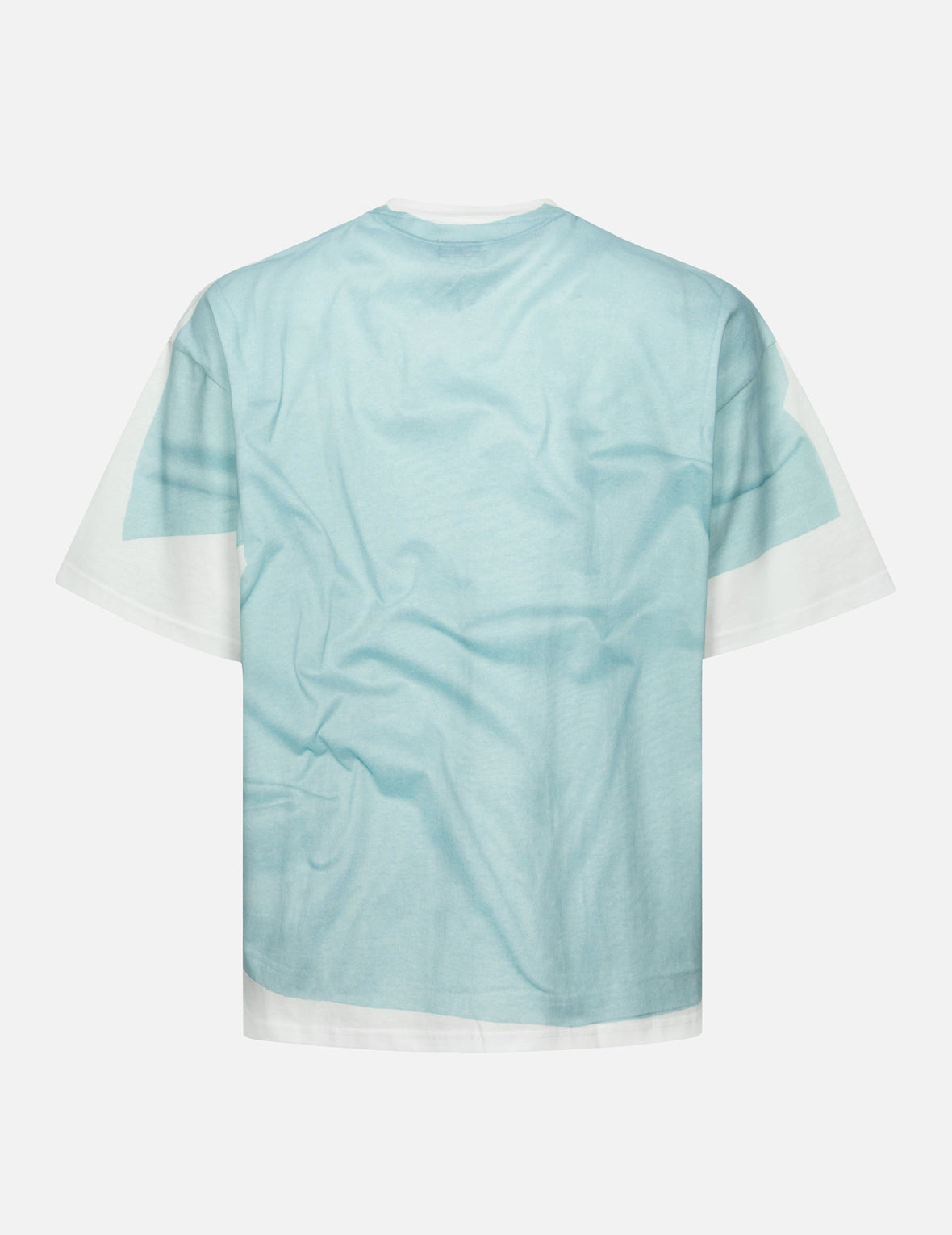 2-in-1 Logo and Seagull Print Loose Fit T-shirt