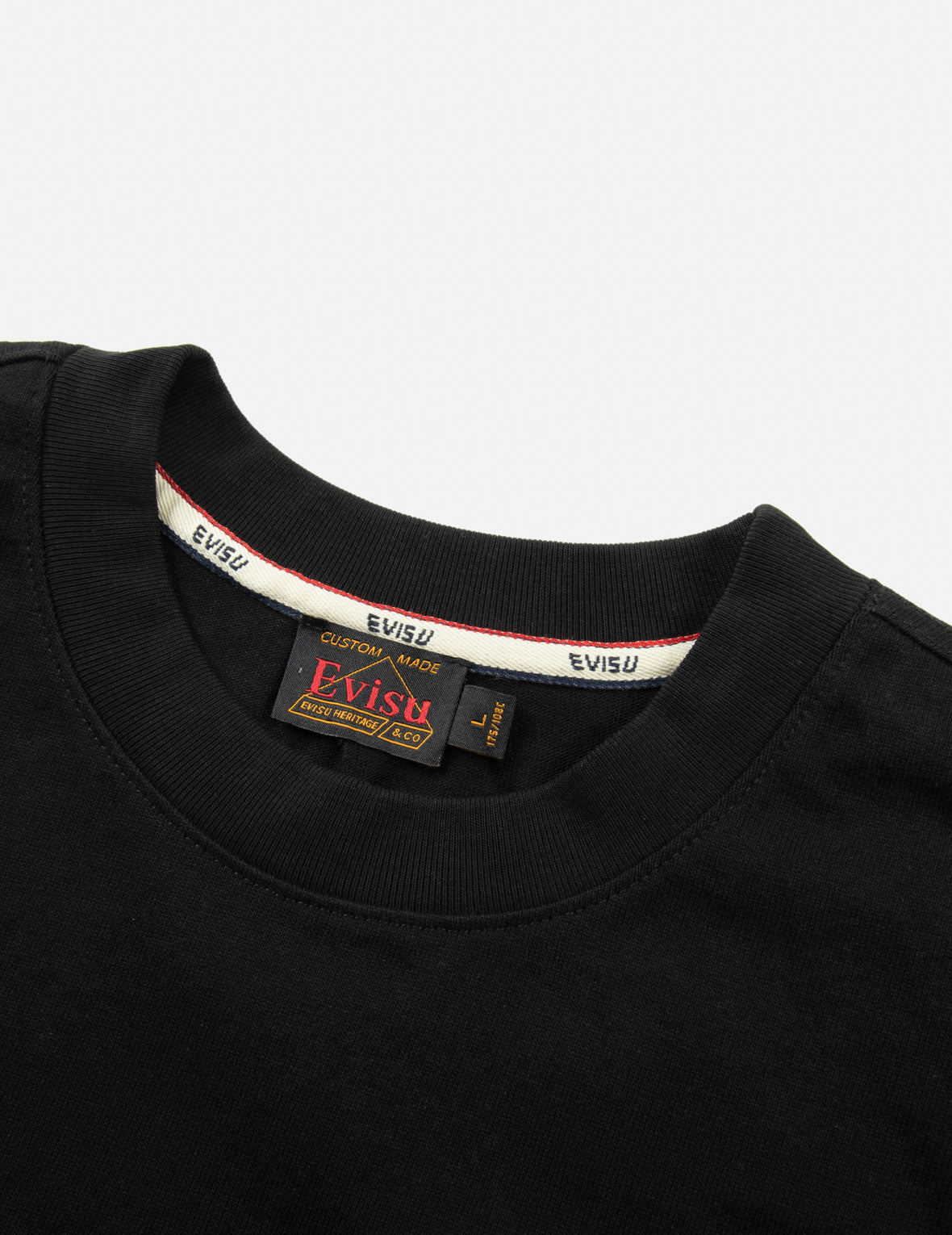Seagull Embroidery and Carp Print Relax Fit T-shirt