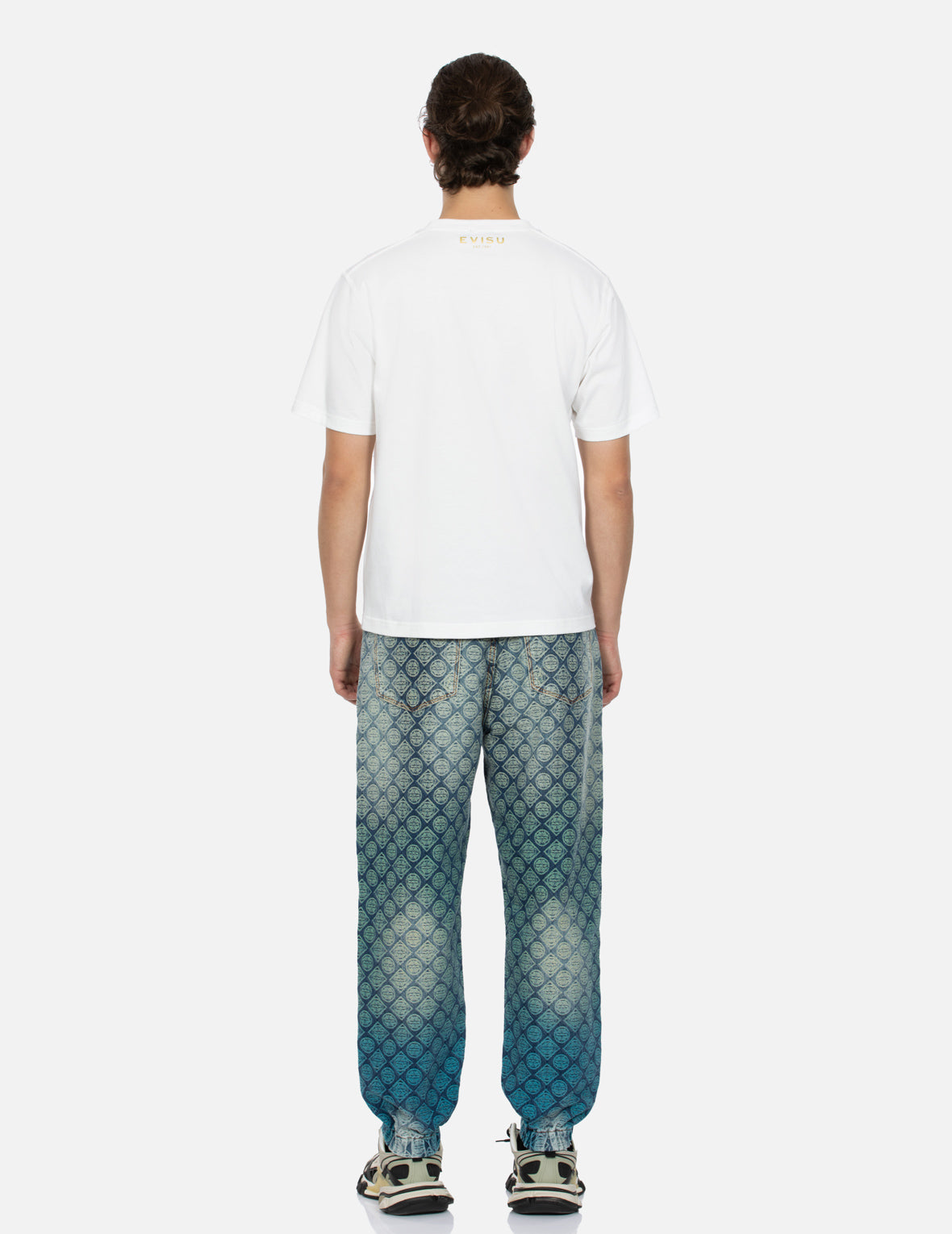 家花商標燙金印花常規版型T恤