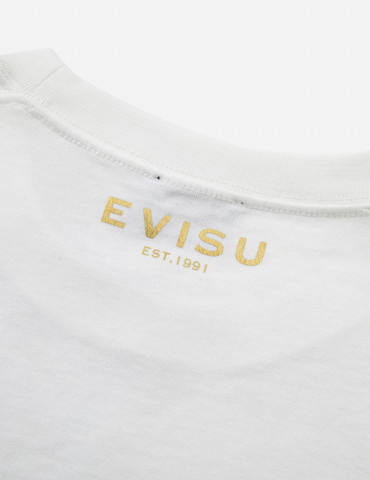 家花商標燙金印花常規版型T恤