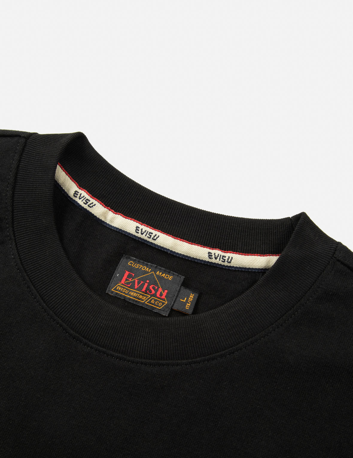 Sea God Print and Seagull Brocade Appliqué Regular Fit T-shirt