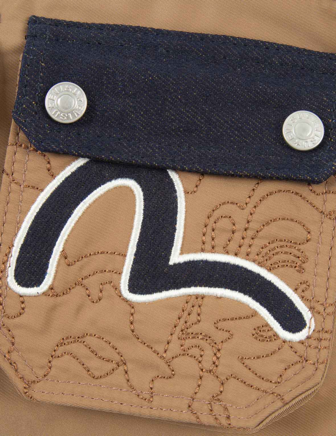 佛頭迷彩刺繡腰包