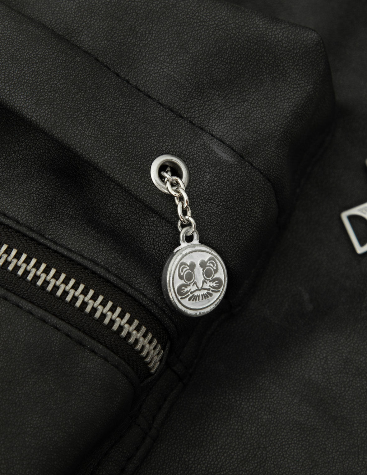 Seagull Embroidery Vegan Leather Backpack