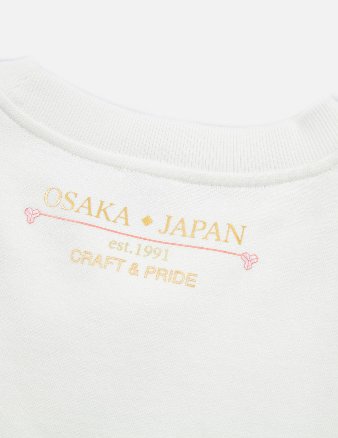 Brocade Seagull Appliqué Sweatshirt