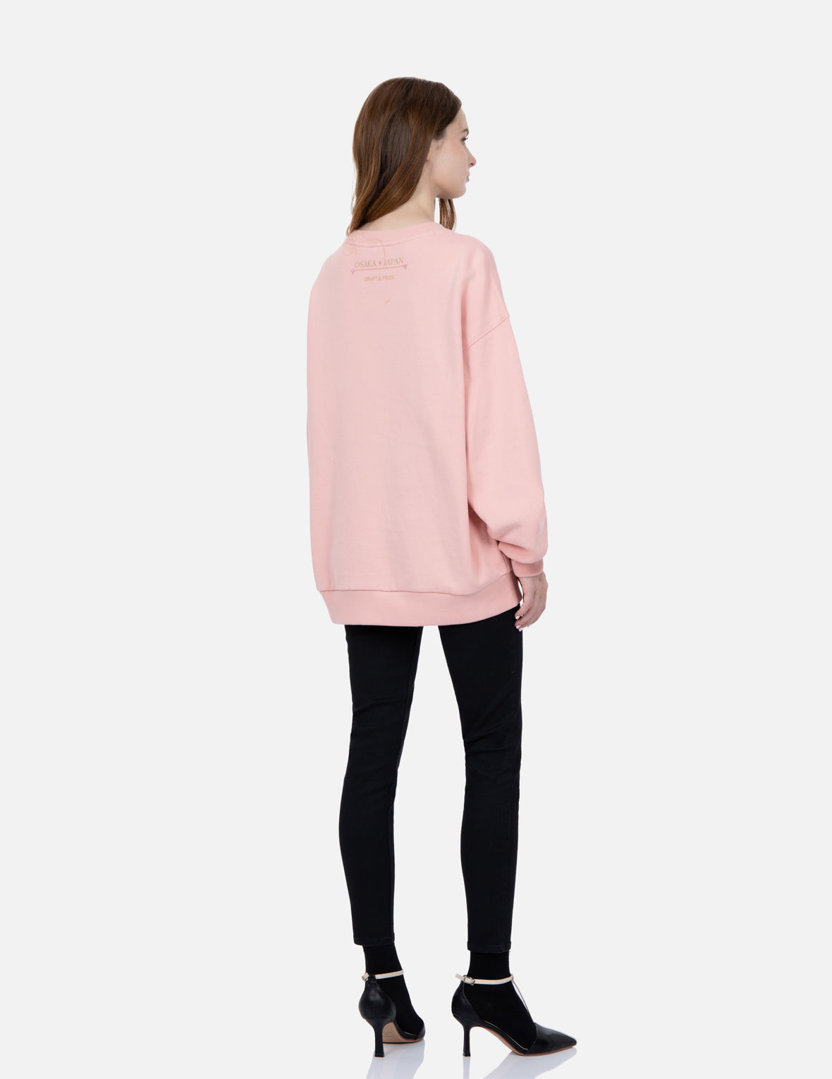 Brocade Seagull Appliqué Sweatshirt