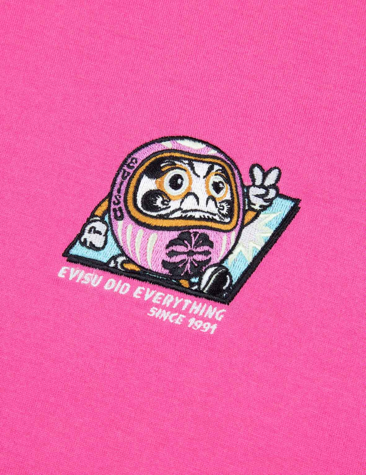 Daruma Embroidery Regular Fit T-Shirt