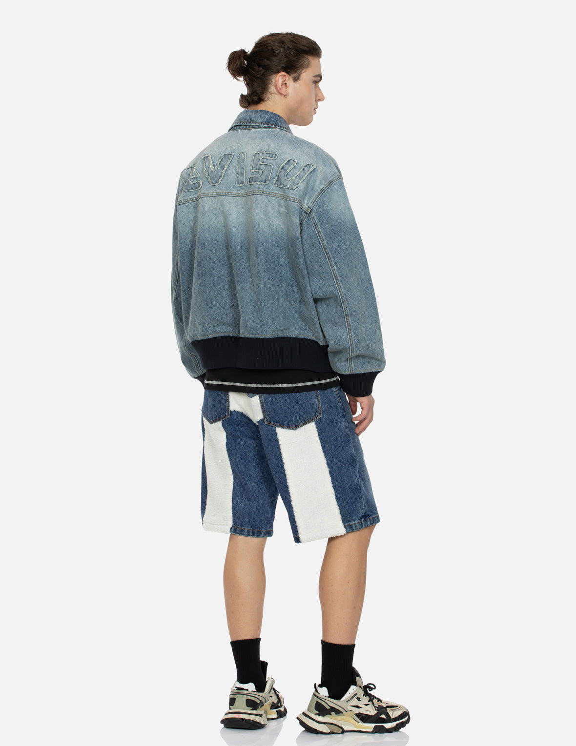 Sherpa Daicock Straight Fit Denim Shorts