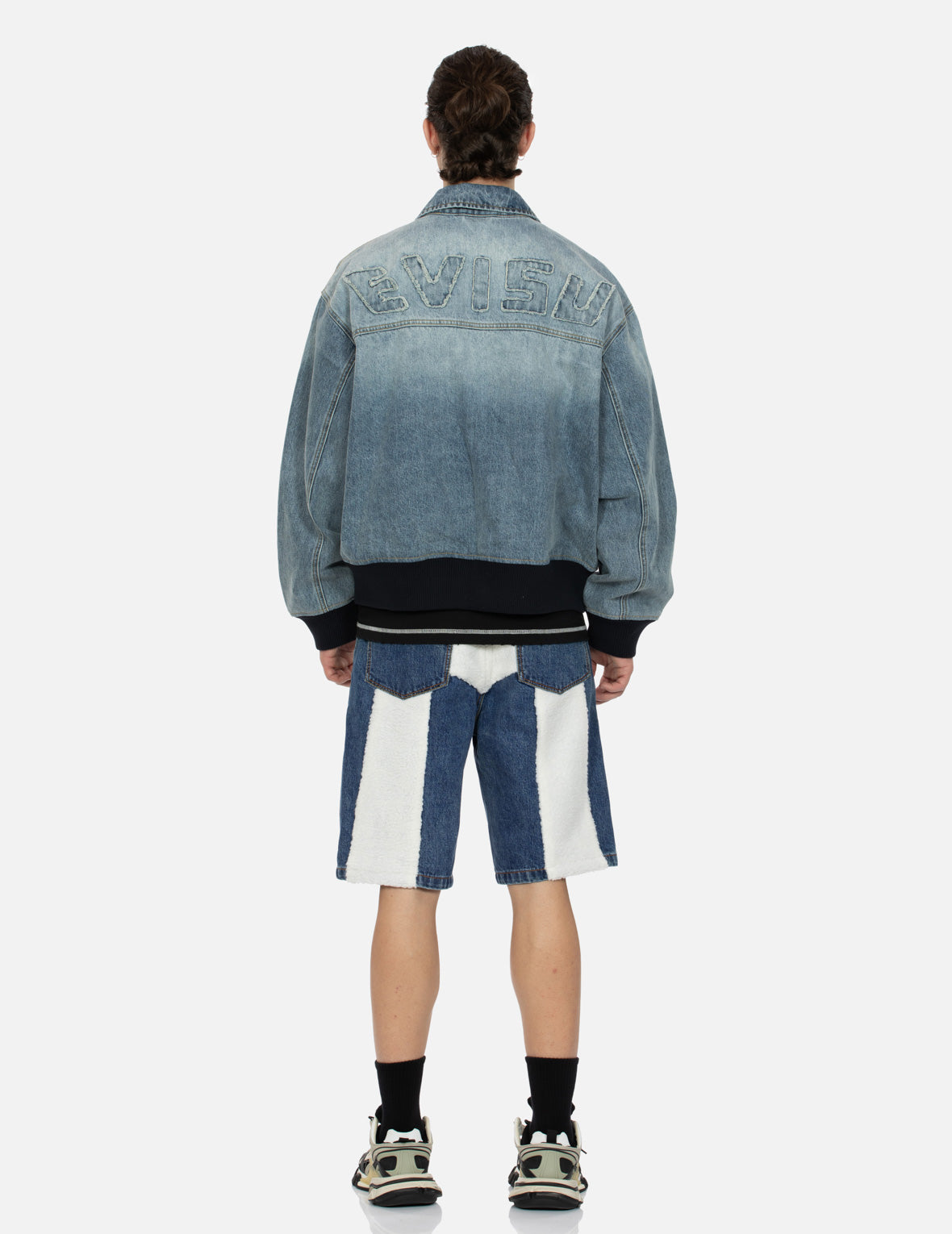 Sherpa Daicock Straight Fit Denim Shorts
