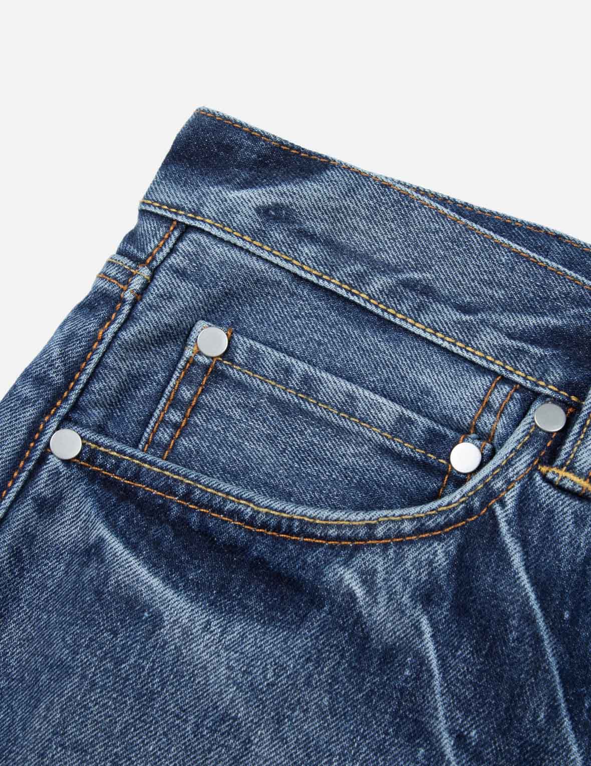 Sherpa Daicock Straight Fit Denim Shorts
