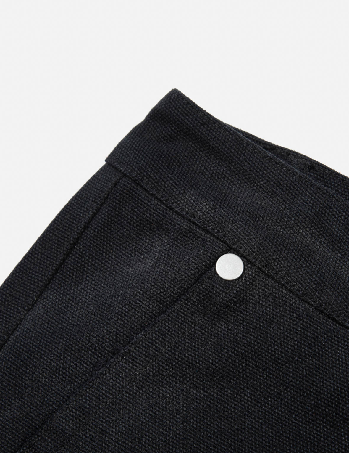 海鷗貼布刺繡鬆身闊腿木工褲