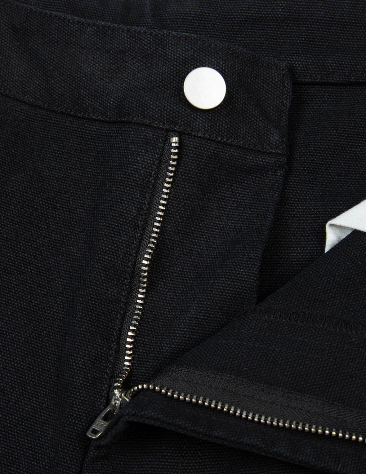 海鷗貼布刺繡鬆身闊腿木工褲