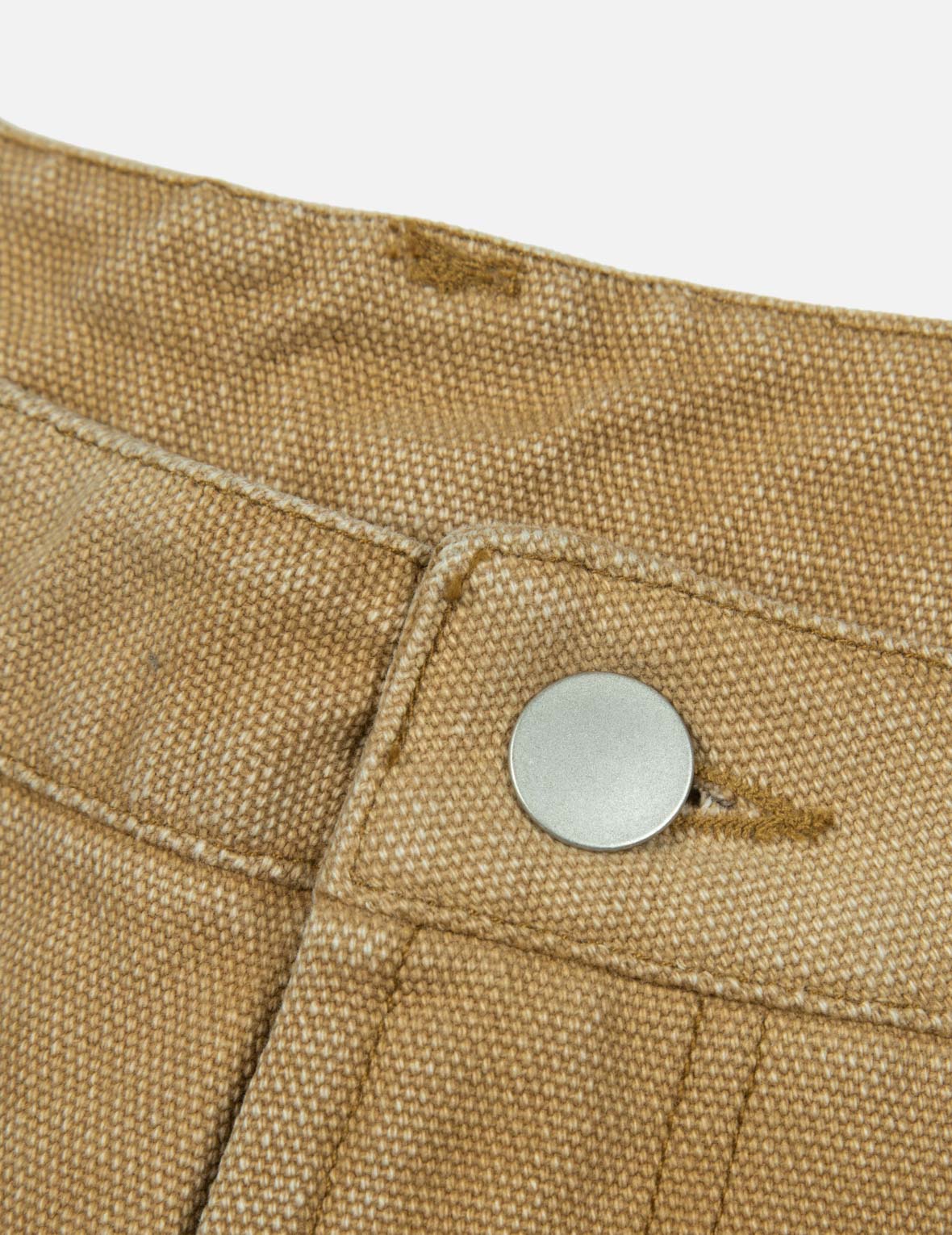 海鷗貼布刺繡鬆身闊腿木工褲