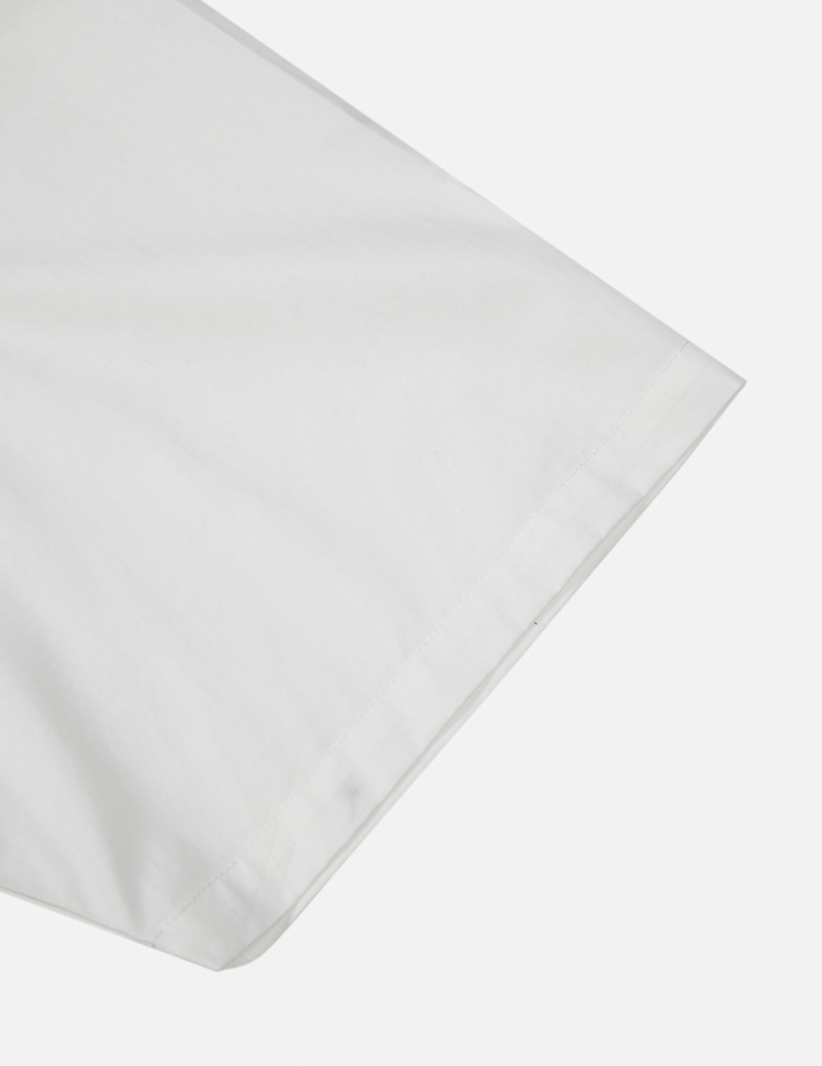 Chain-Stitched Embroidery Logo Boxy Tencel Shirt