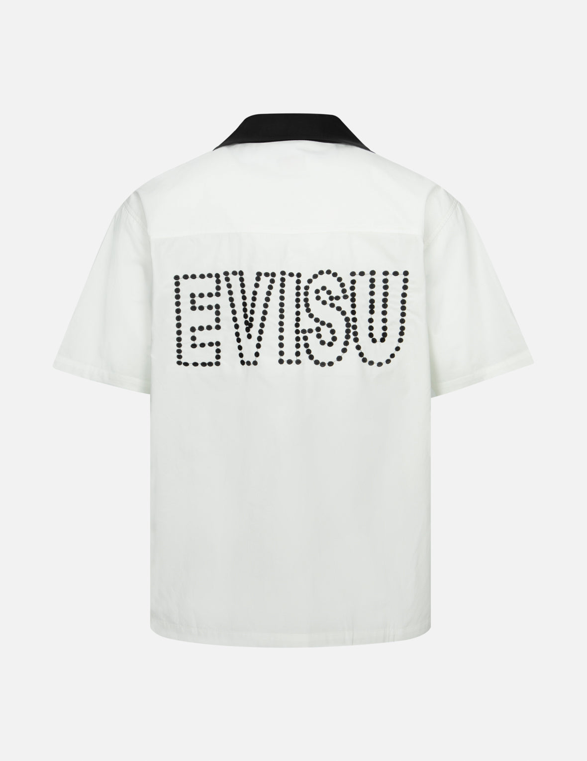 Chain-Stitched Embroidery Logo Boxy Tencel Shirt