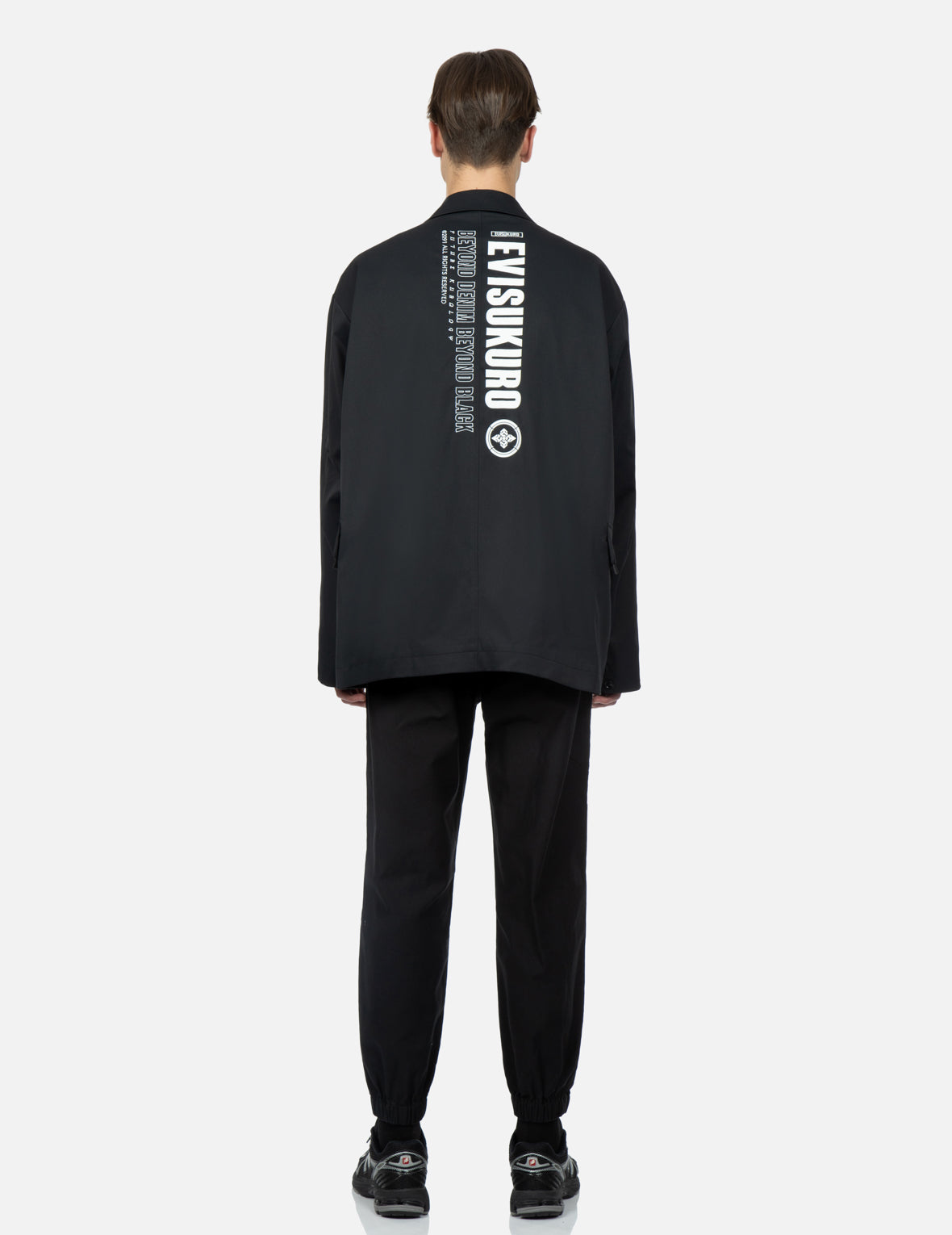 多重工裝口袋西服外套