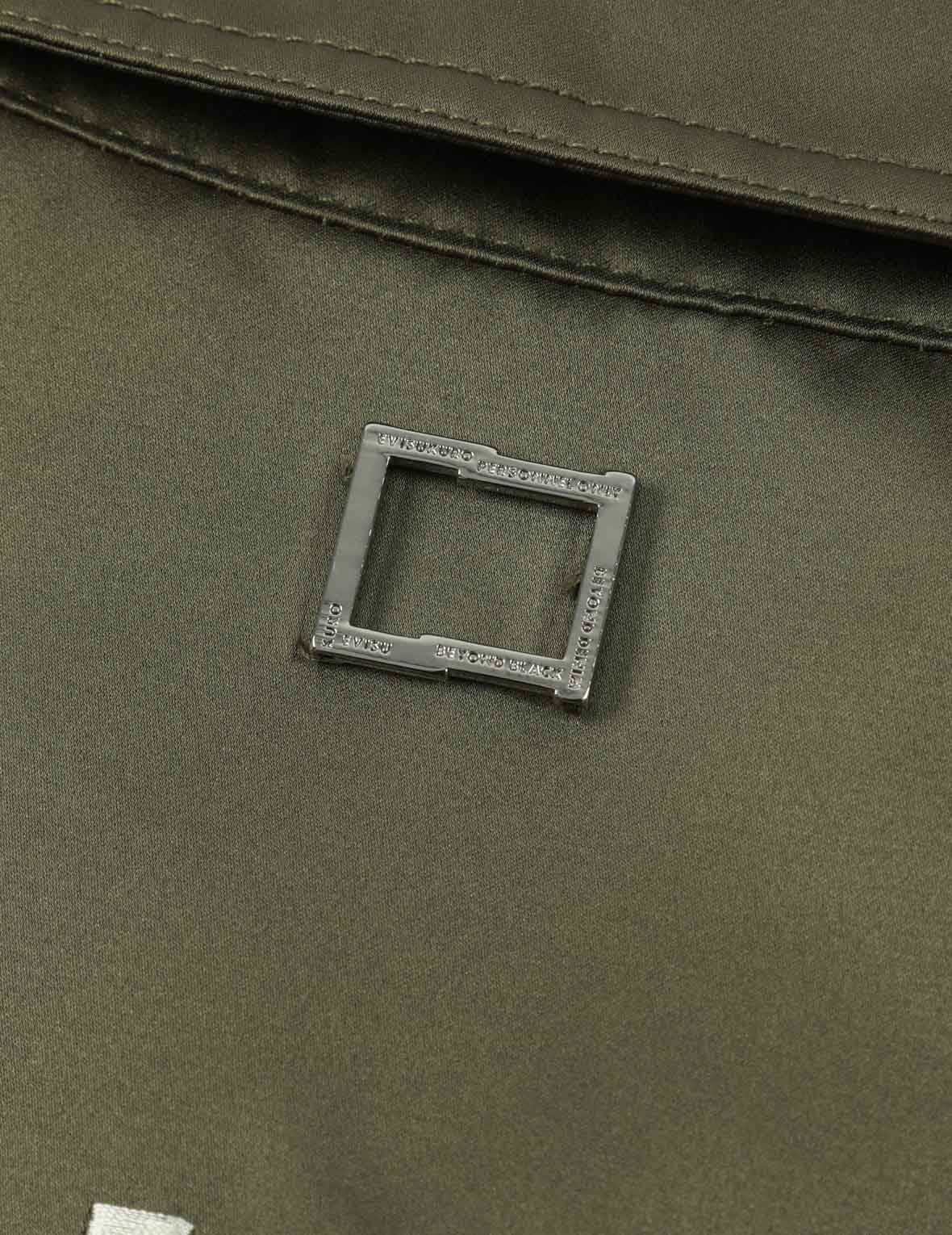 滿地Logo印花飛行員夾克