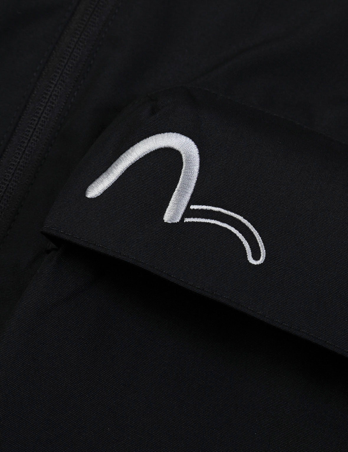 Logo及個性口號刺繡寬鬆夾克