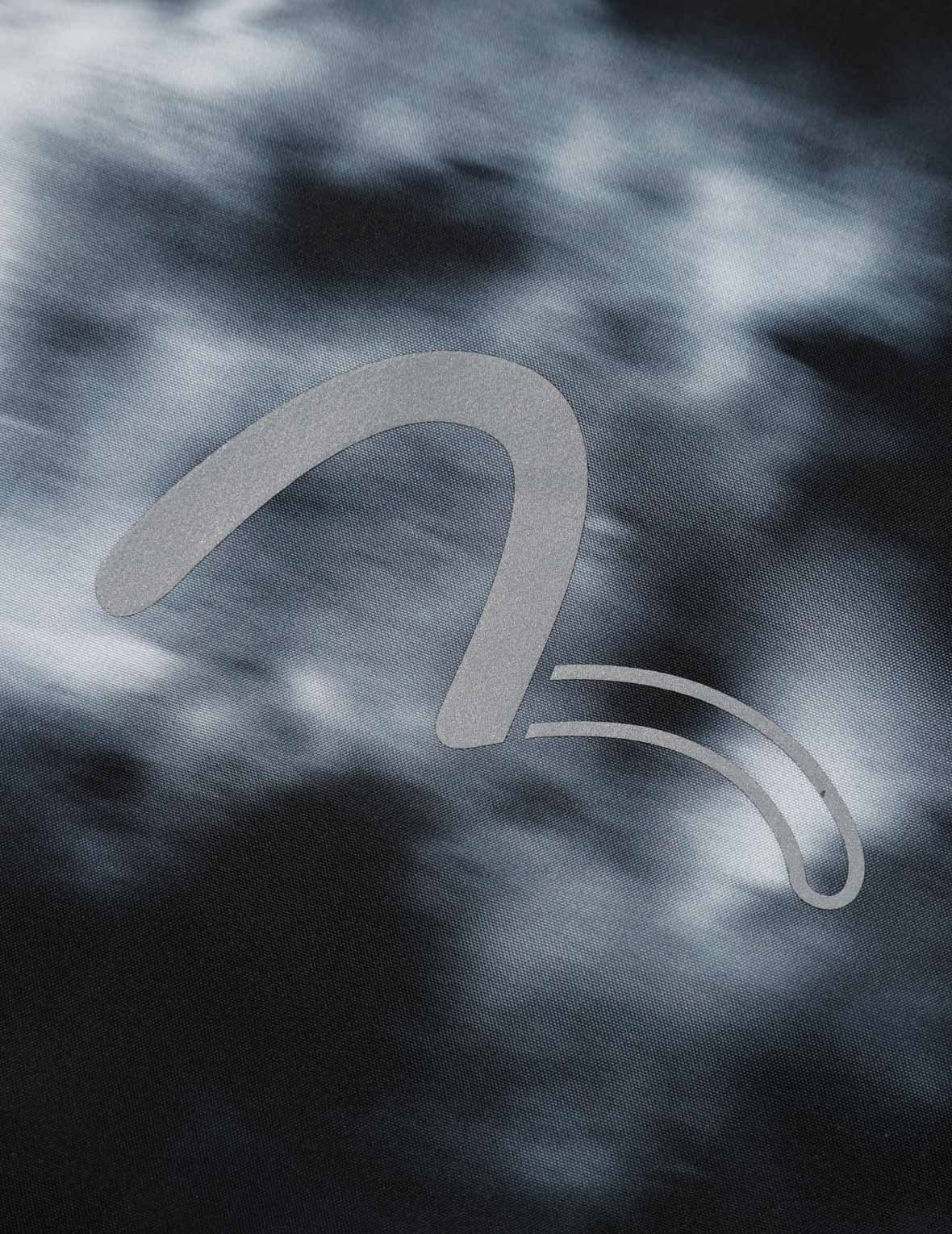 滿地數碼印花連帽防風外套