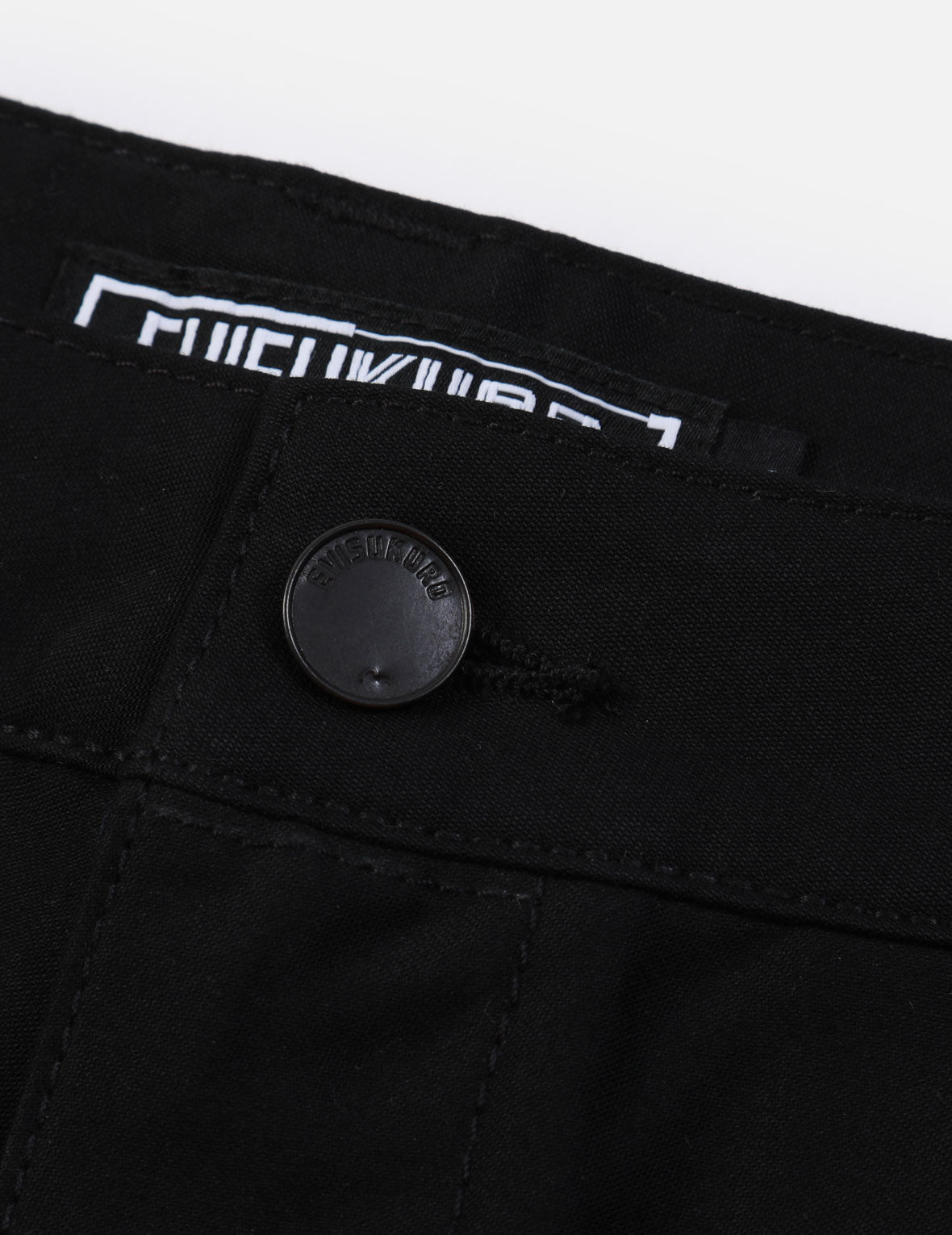 商標標籤貼佈工裝短褲