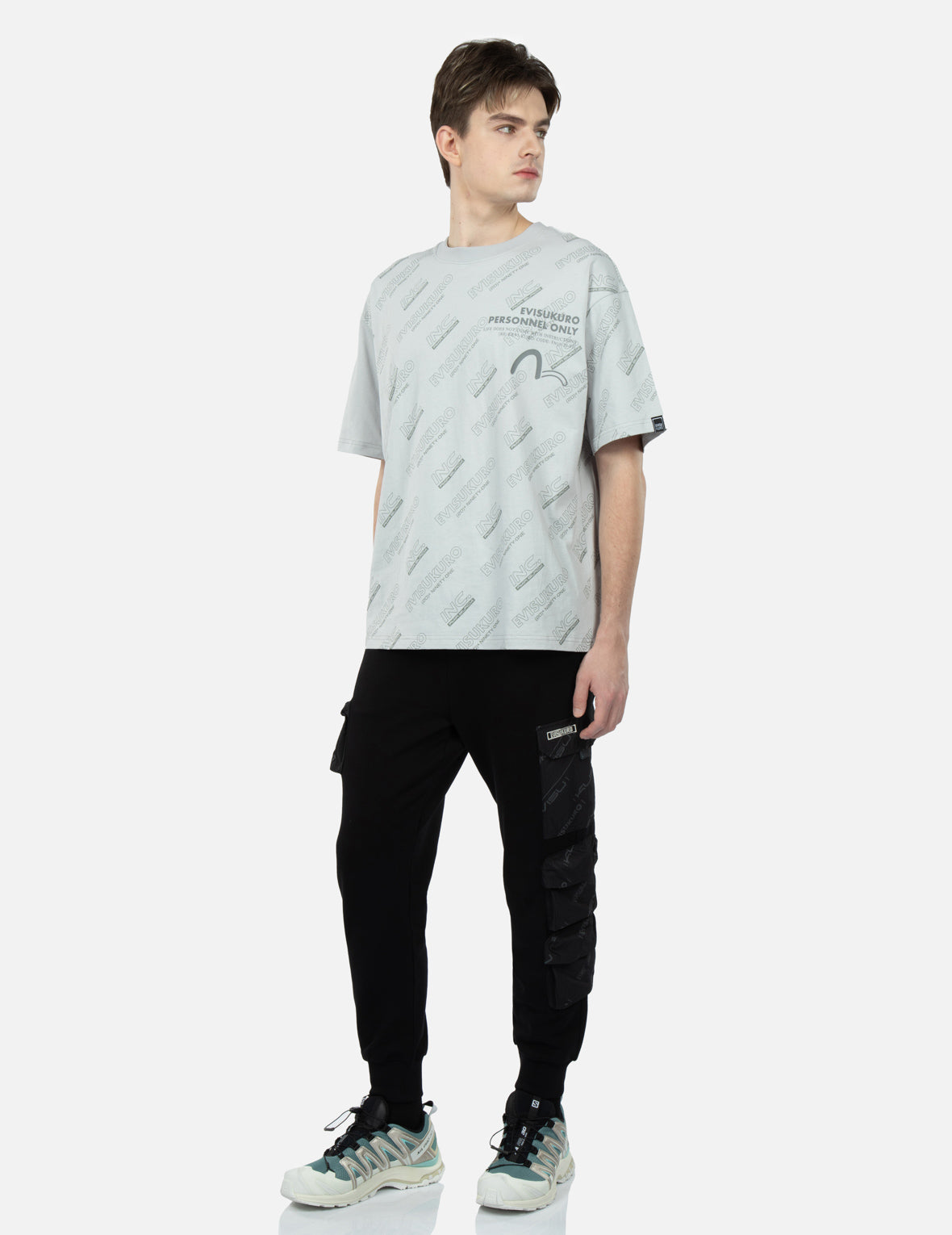 Logo Print 3D Pocket Sweatpant