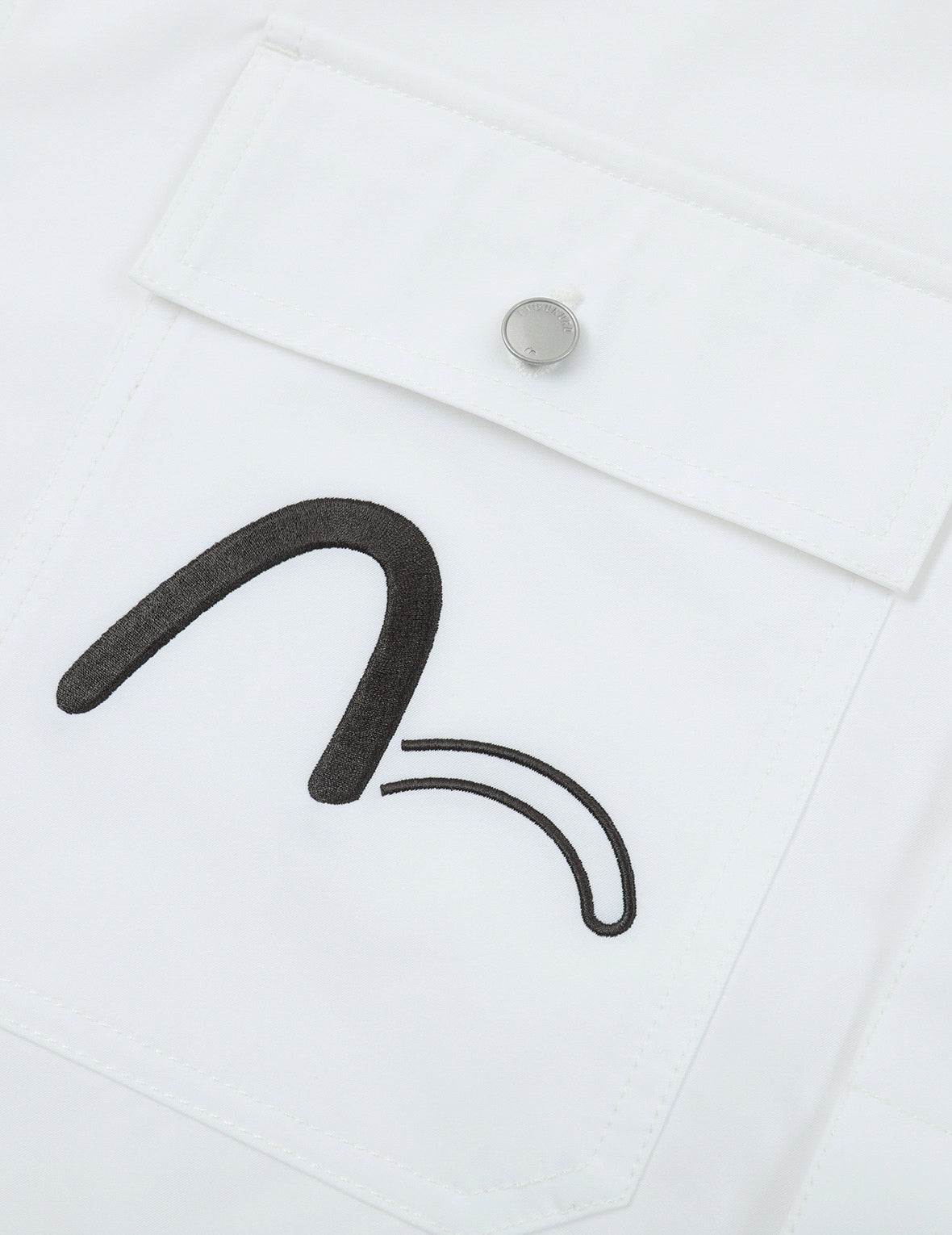 Logo and Seagull Embroidery Utility Shirt