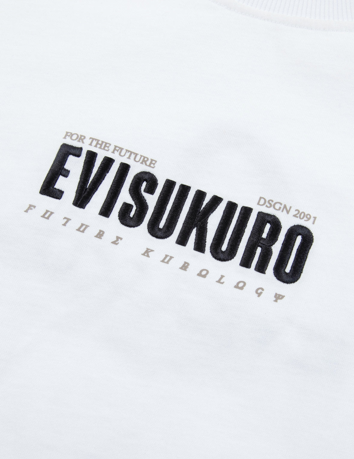 標誌刺繡寬版T恤
