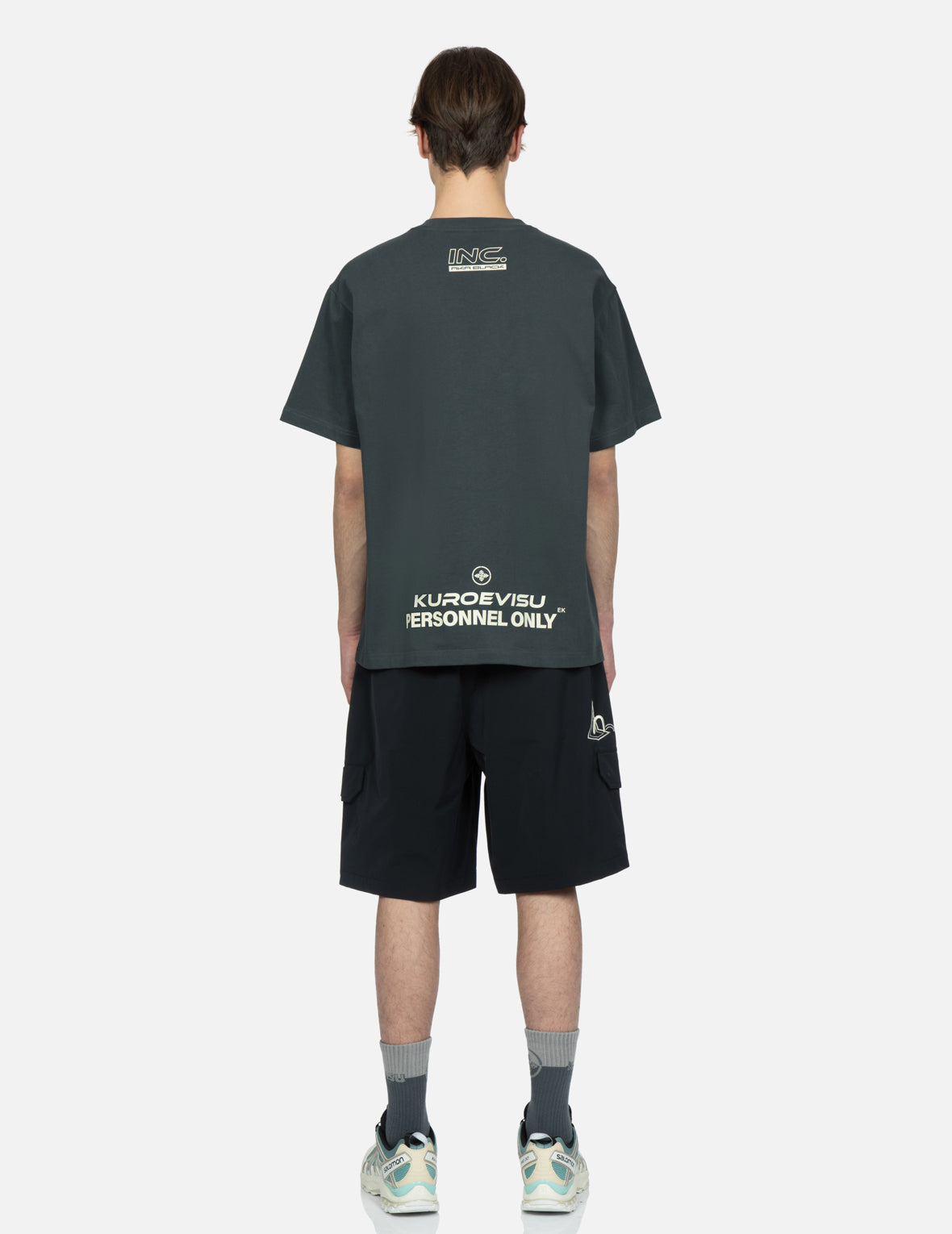 Seagull and Logo Print T-Shirt