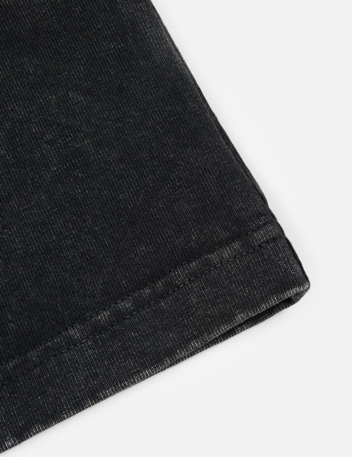 商標及口號印花超寬版水洗T恤