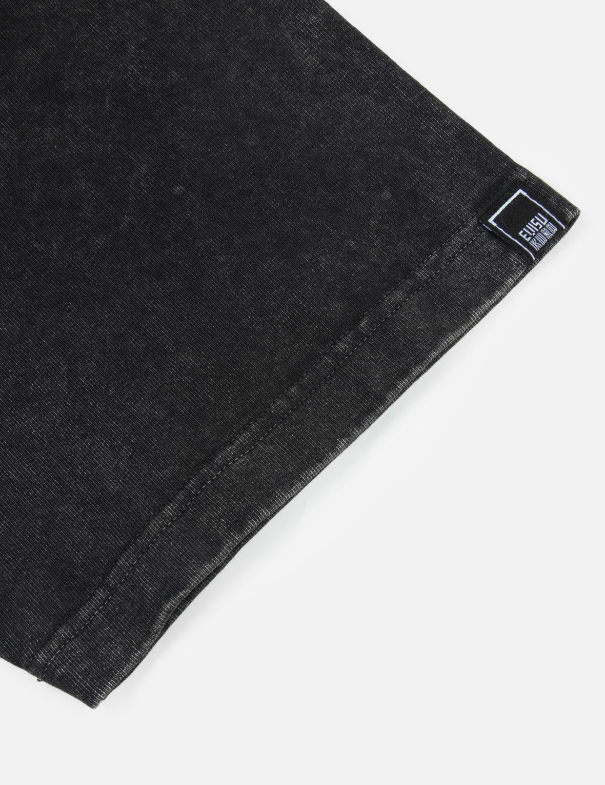 商標及口號印花超寬版水洗T恤