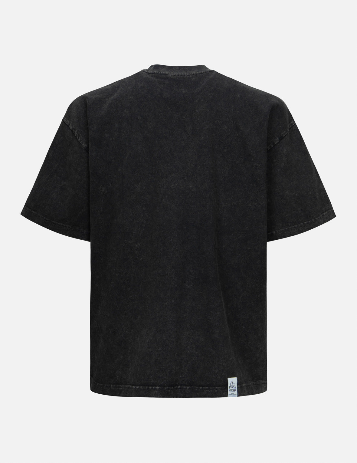 商標及口號印花超寬版水洗T恤