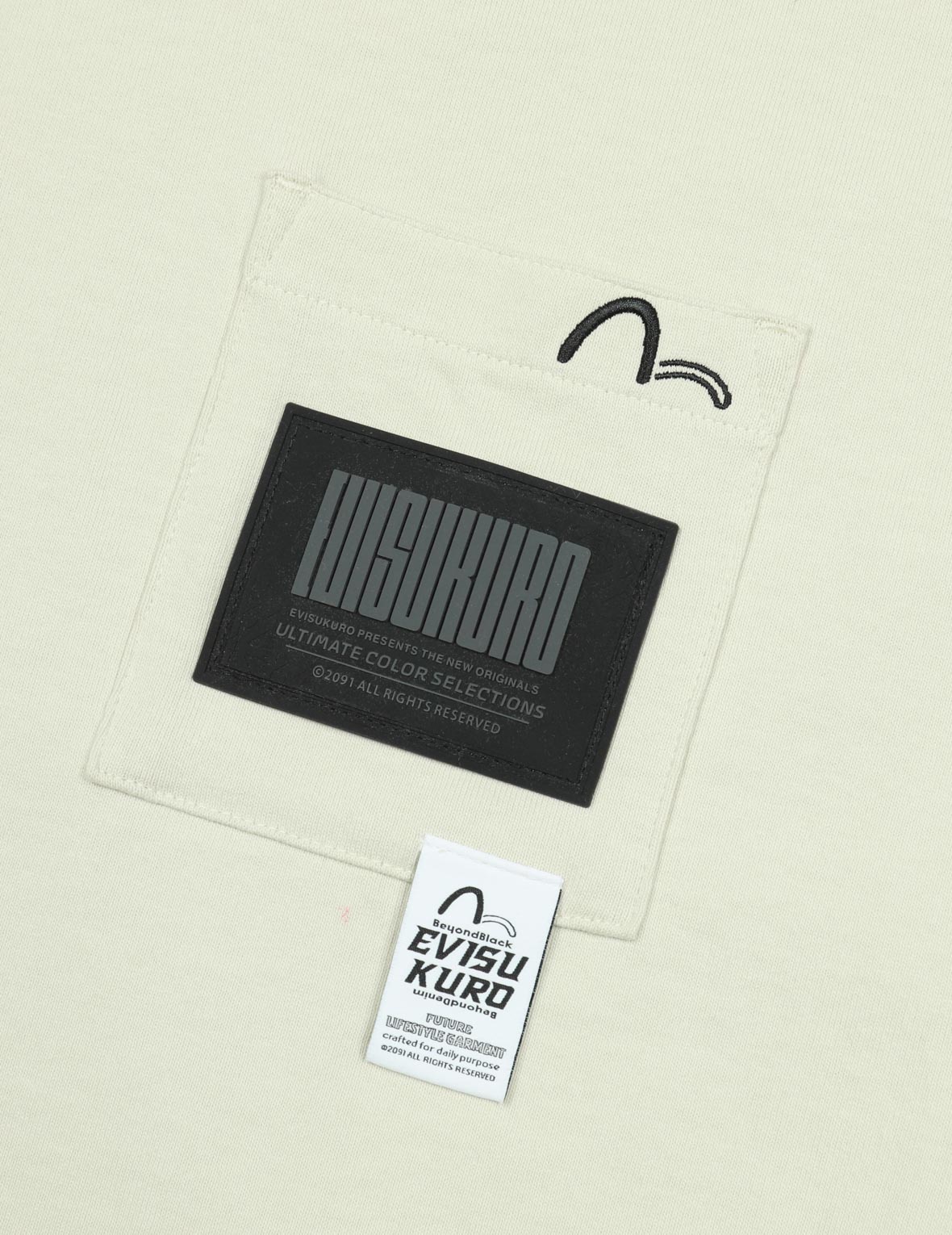 Pocket with Multi Labels Oversized T-shirt