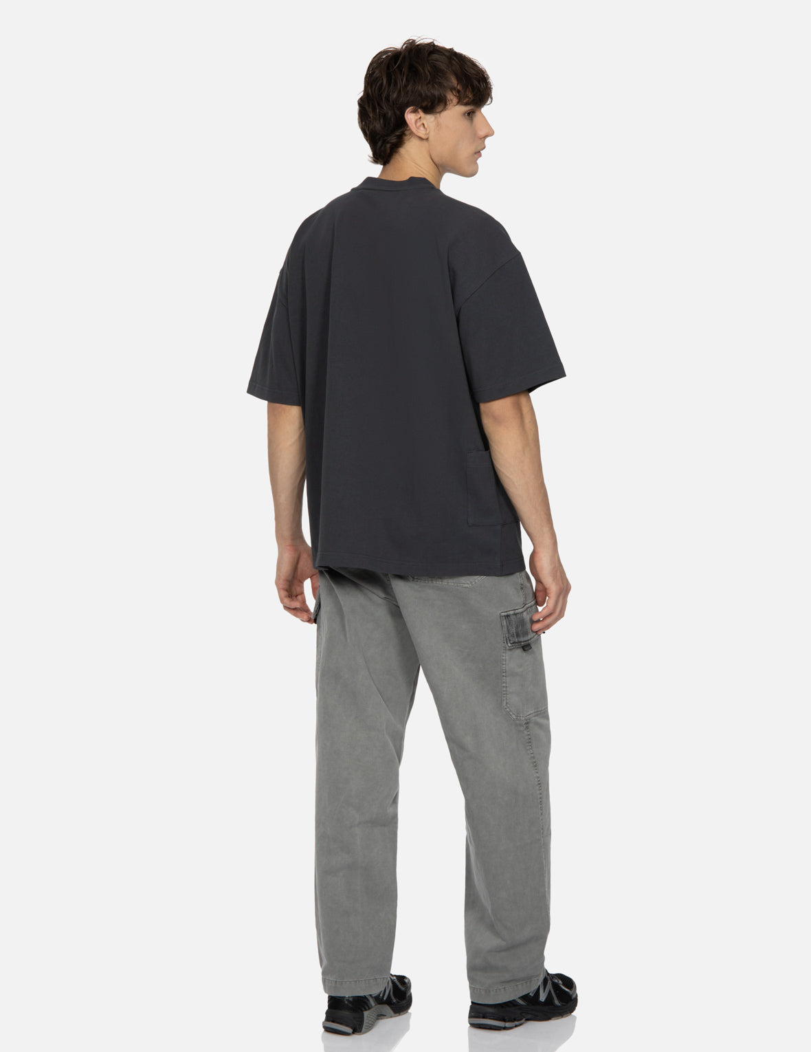 Pocket with Multi Labels Oversized T-shirt