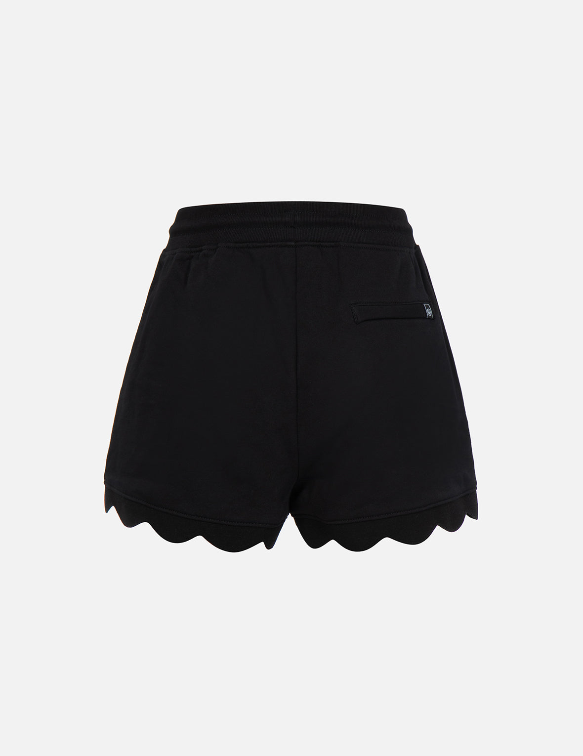 Logo及海鷗刺繡波浪邊短褲