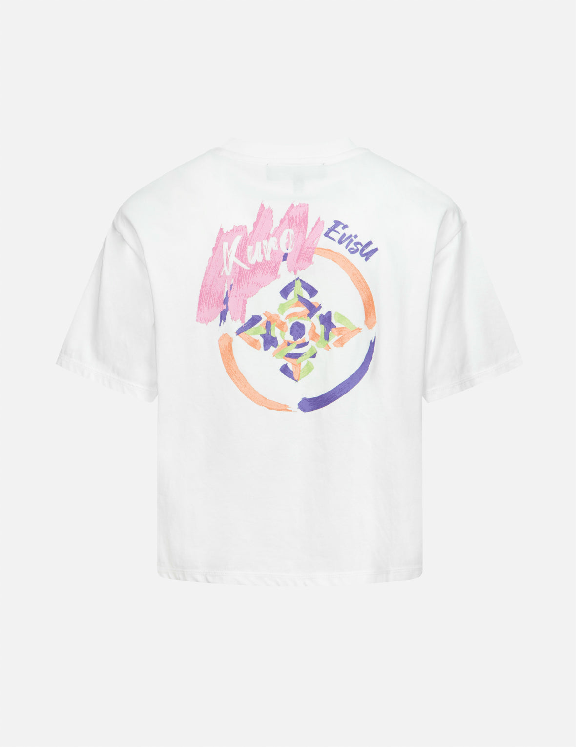 Brush Art Kamon Ruched Fashion Fit T-Shirt