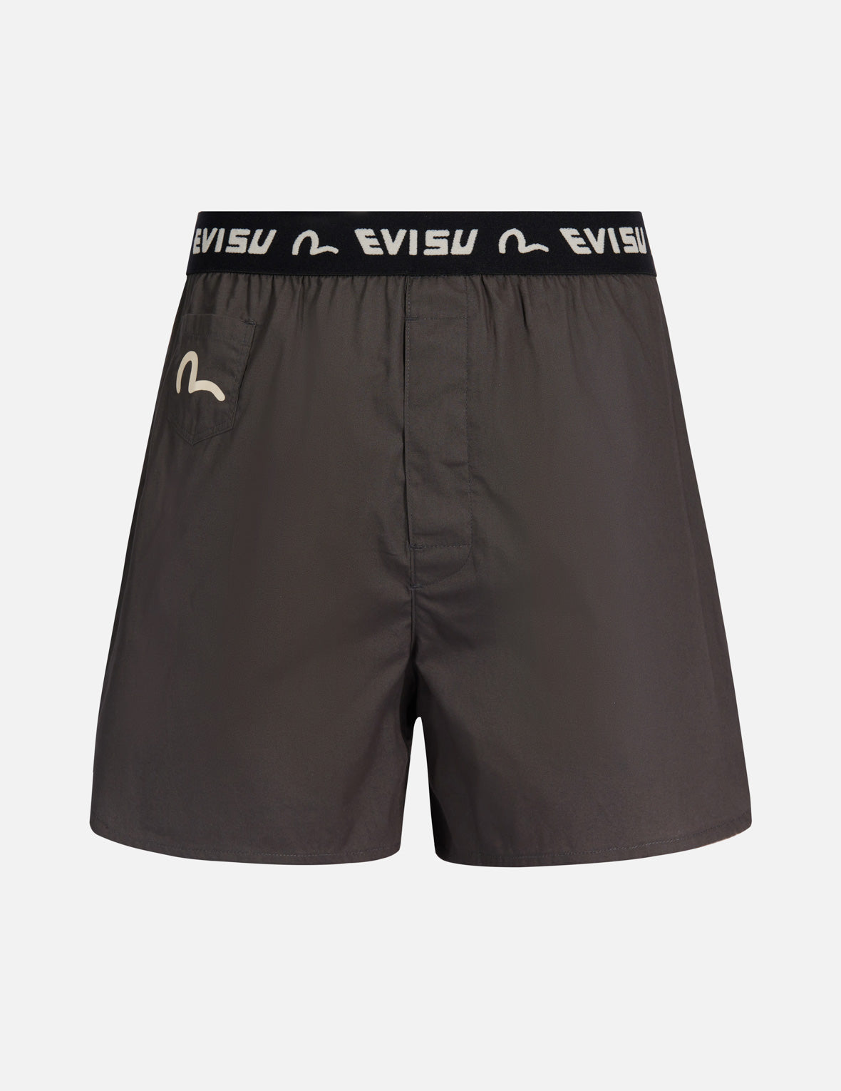 Graffiti Sticker with Daicock Print Boxer Shorts