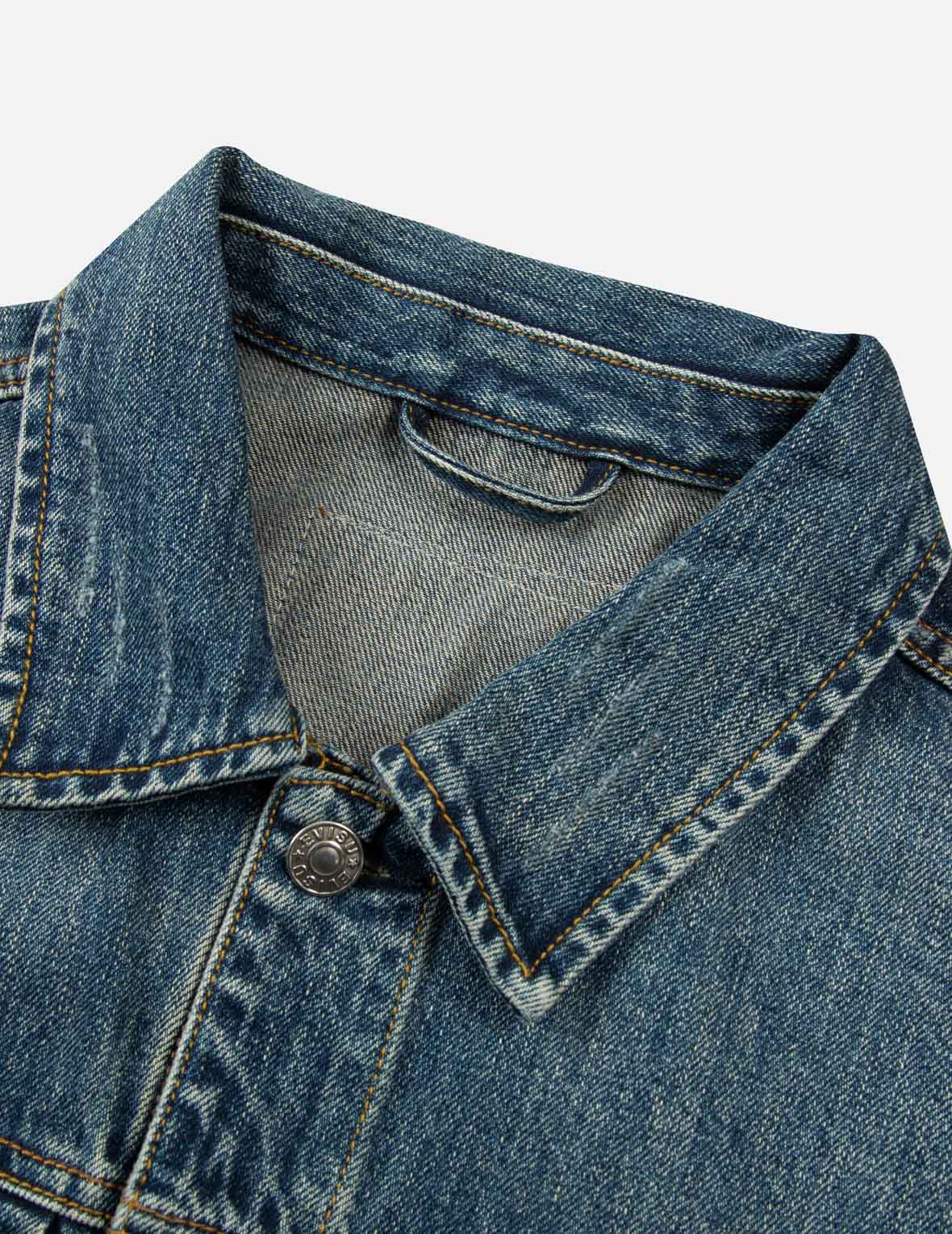 Seagull Embroidery
Godhead Print Relax Fit Denim Jacket