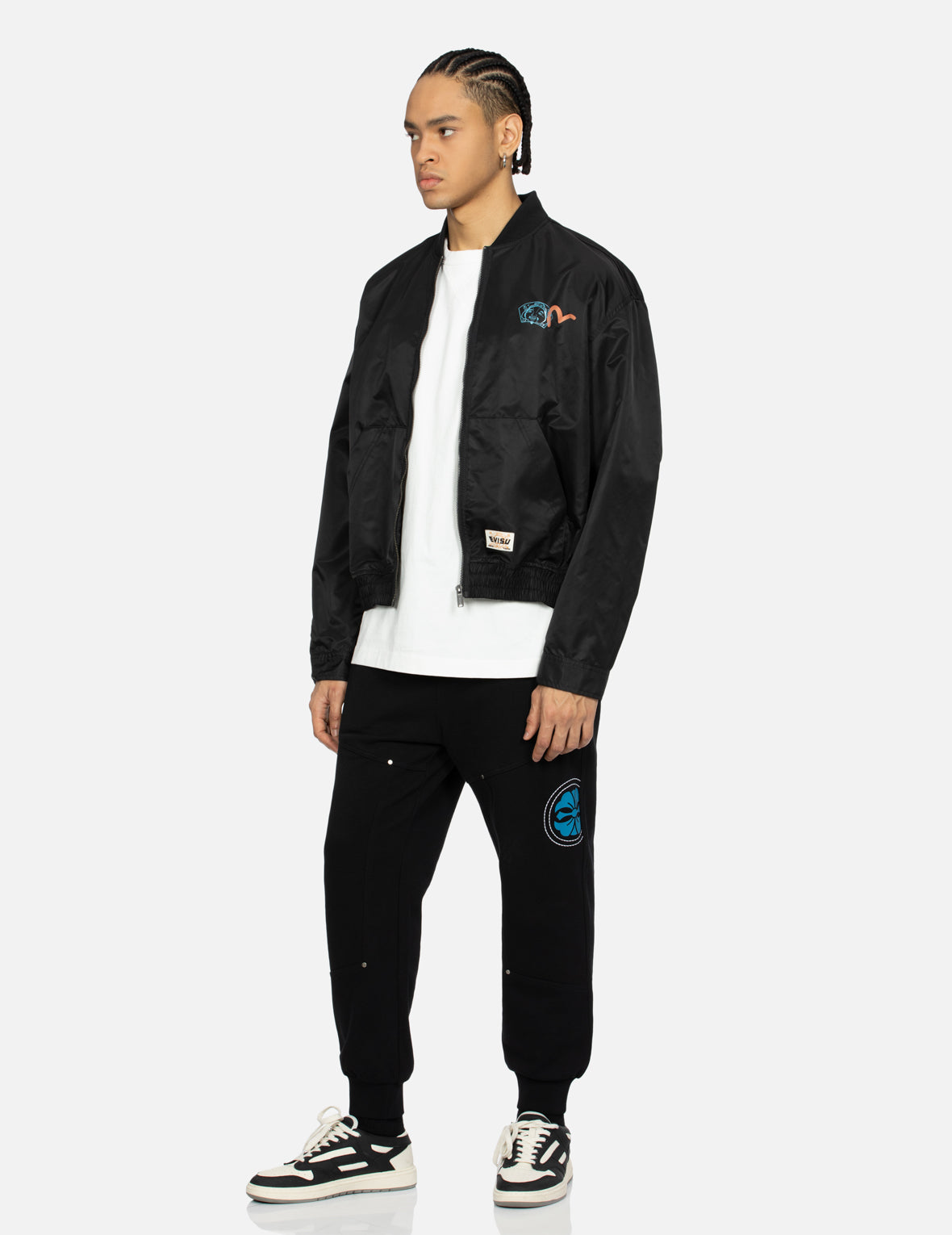 佛頭與社群媒體寬版休閒外套