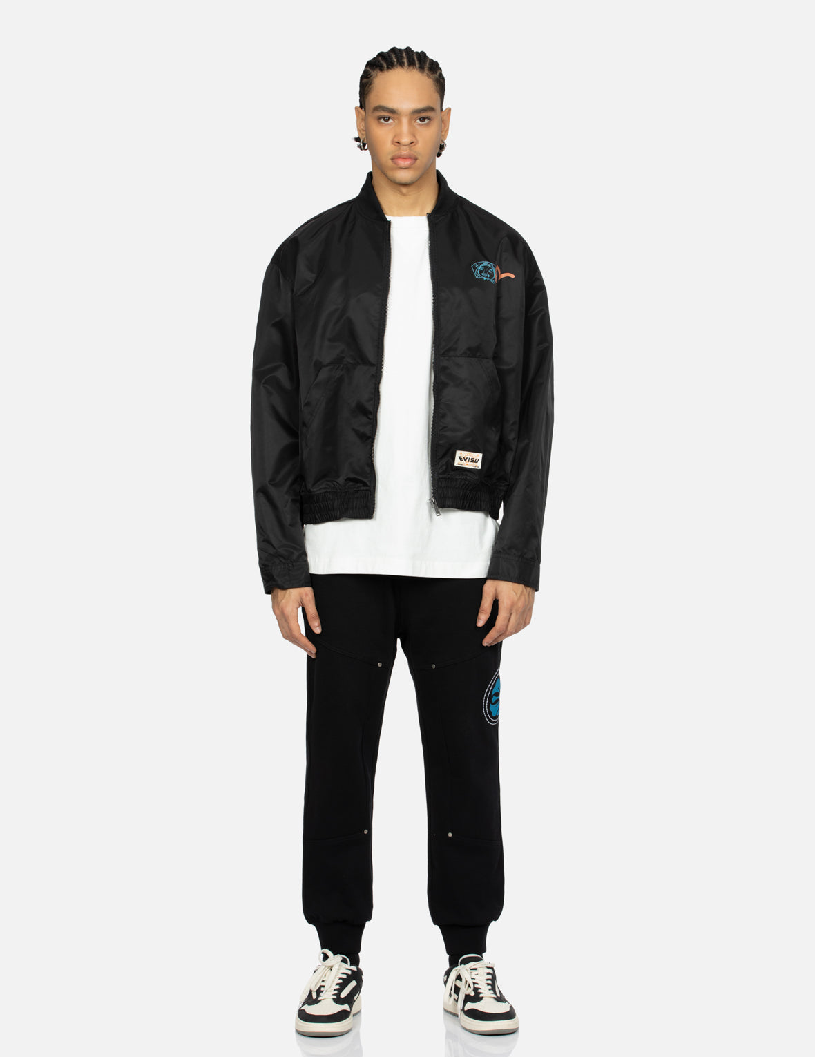 佛頭與社群媒體寬版休閒外套