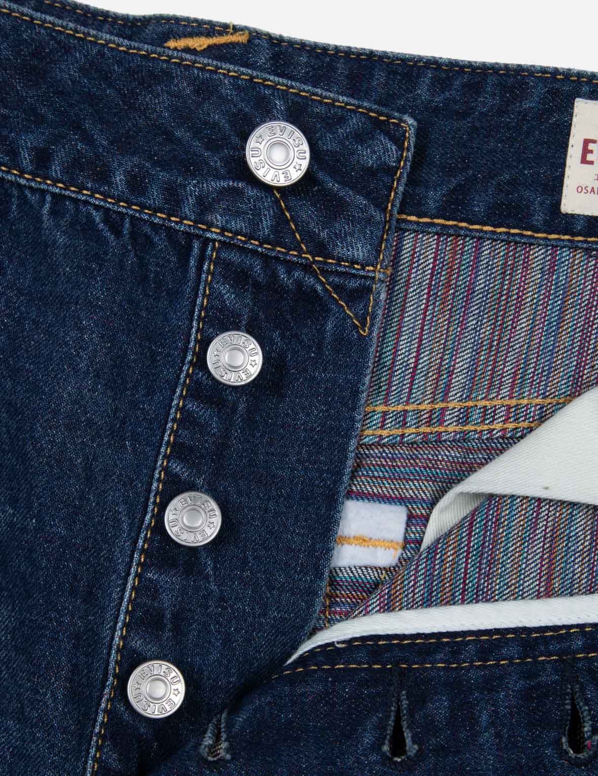 玩樂佛頭印花寬腳束口牛仔褲