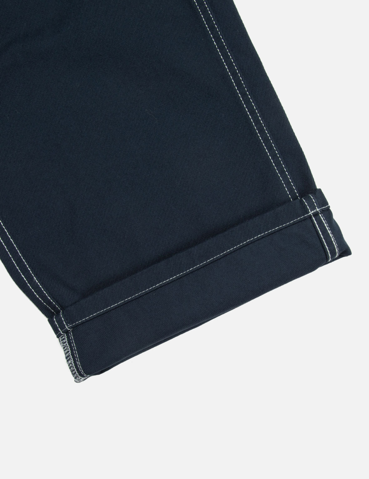 海鷗刺繡明線直筒工裝褲